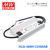 Mean Well HLG-480H-C2100AB Power Supply 481W 2100mA - Adjustable and Dimmable