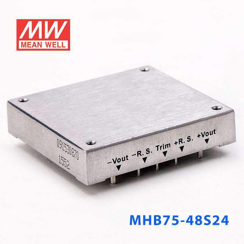 Mean Well MHB75-48S24 DC-DC Converter - 75W - 36~72V in 24V out 3.13A - PHOTO 1