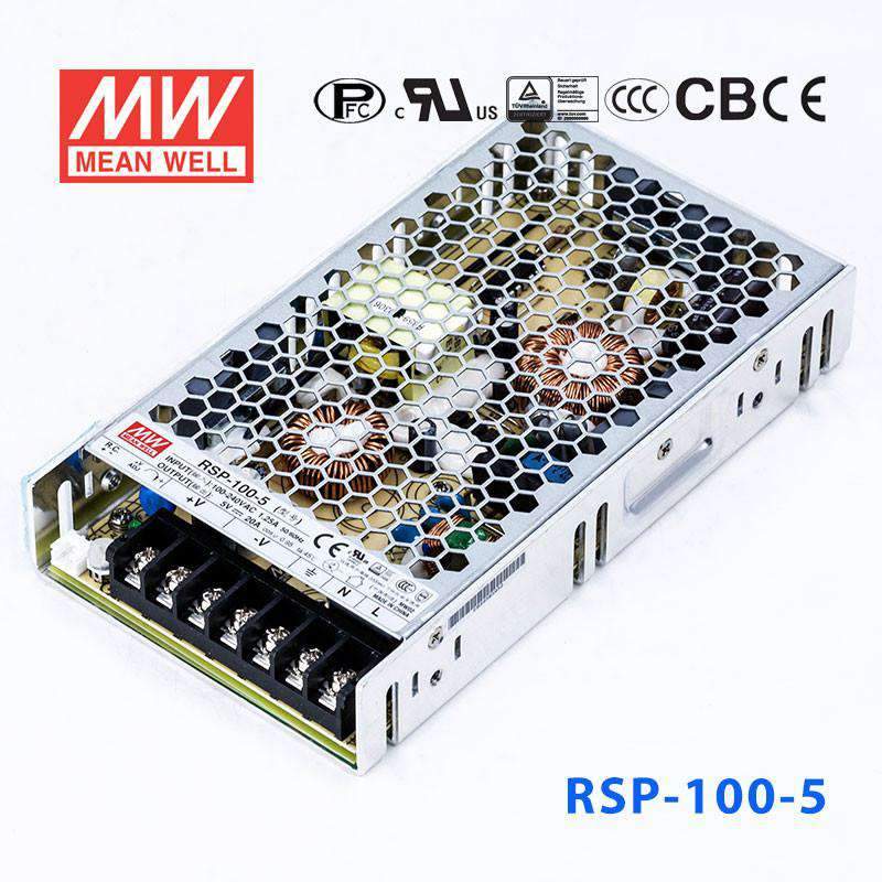 Mean Well RSP-100-5 Power Supply 100W 5V