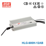 Mean Well HLG-600H-12AB Power Supply 480W 12V - Adjustable and Dimmable 40A