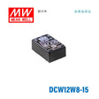 Mean Well DCW12W8-15 DC-DC Converter - 12W 9~75V DC in ±15V out 10mA