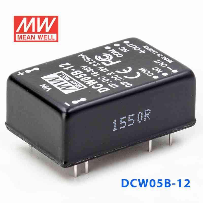 Mean Well DCW05B-12 DC-DC Converter - 5W - 18~36V in ±12V out 230mA - PHOTO 1