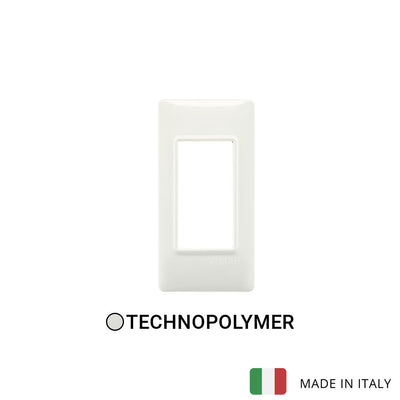 Vimar Plana Plate 1Mpan Technopolymer Ivory