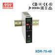 Mean Well XDR-75-48 High-End Ultra Slim Industrial Din Rail Power Supply 74.88W 48V 1.56A