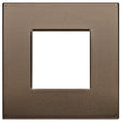 Vimar Arke Classic Plate 2M Aluminium Dark Bronze