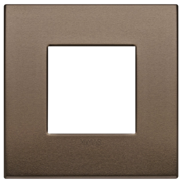 Vimar Arke Classic Plate 2M Aluminium Dark Bronze