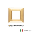 Vimar Plana Plate 2M Technopolymer Gold - Square
