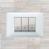 Vimar Plana Plastic 3 Gang Switch - White - 16A - PHOTO 13