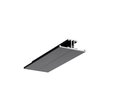 Archilight SPINA LED Extrusion Profile T Shape - 2 Metre - No Diffuser - Black