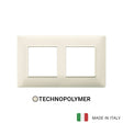 Vimar Plana Plate 4M(2+2) 57mm Technopolymer Beige