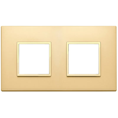 Vimar Eikon Evo Plate 4M (2+2) 71MM Aluminium Satin Gold