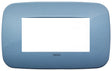 Vimar Arke Round Plate 4M Technopolymer Blue