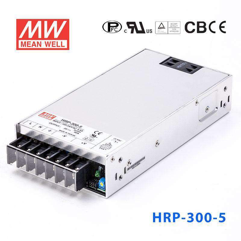 Mean Well HRP-300-5  Power Supply 300W 5V 60A