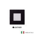 Vimar Eikon Leather 1 Gang Switch - Black Forest - 16A