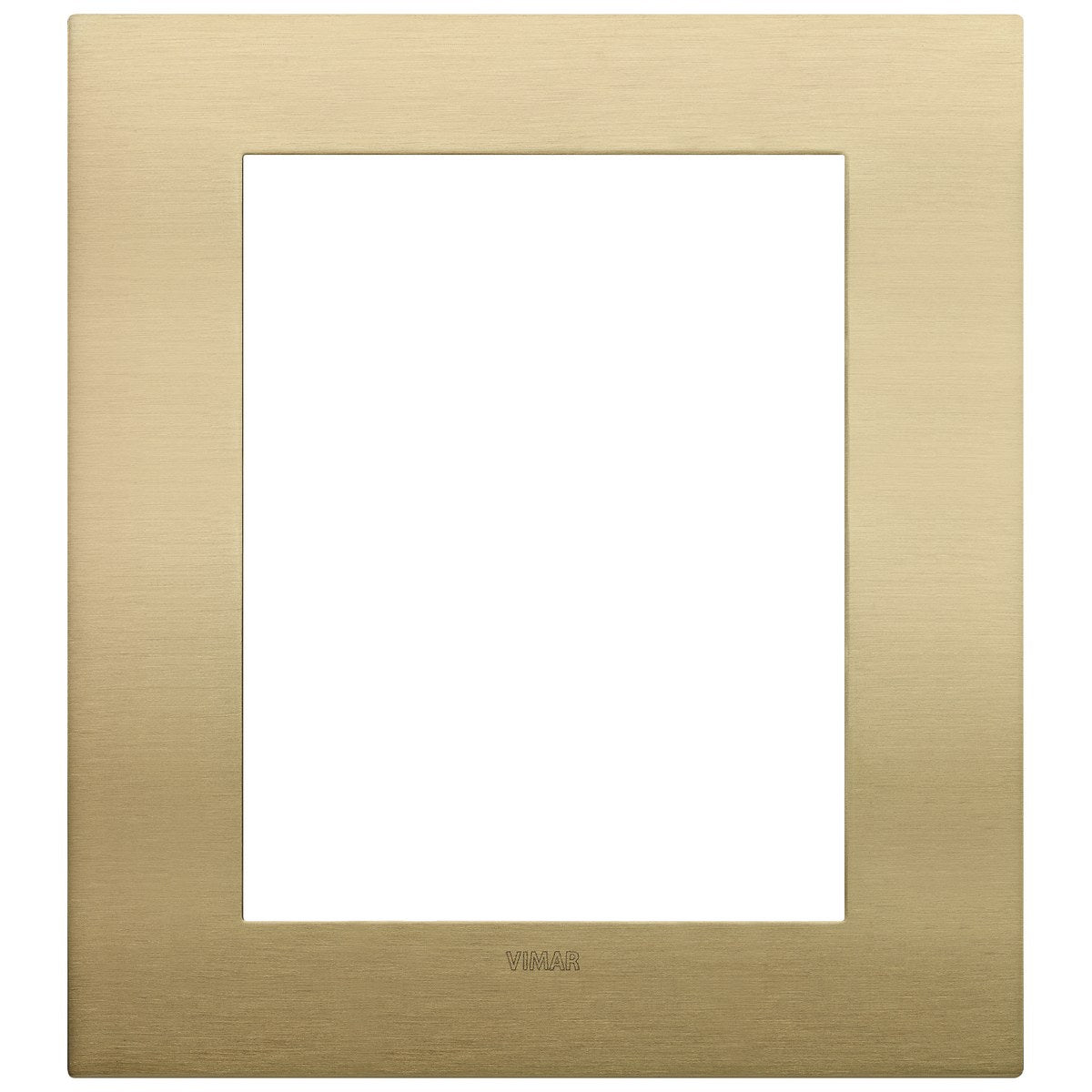 Vimar Arke Classic Plate 8M Metal Brushed Brass