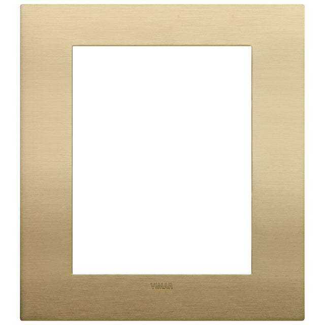 Vimar Arke Classic Plate 8M Metal Brushed Brass