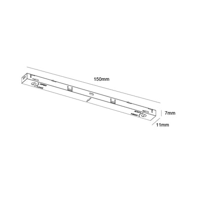 Archilight Mini A, Mini O, Mini T Series Straight Power Joiner - Black