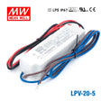 Mean Well LPV-20-5 LED Driver — 15W 5V 3A IP67 Waterproof