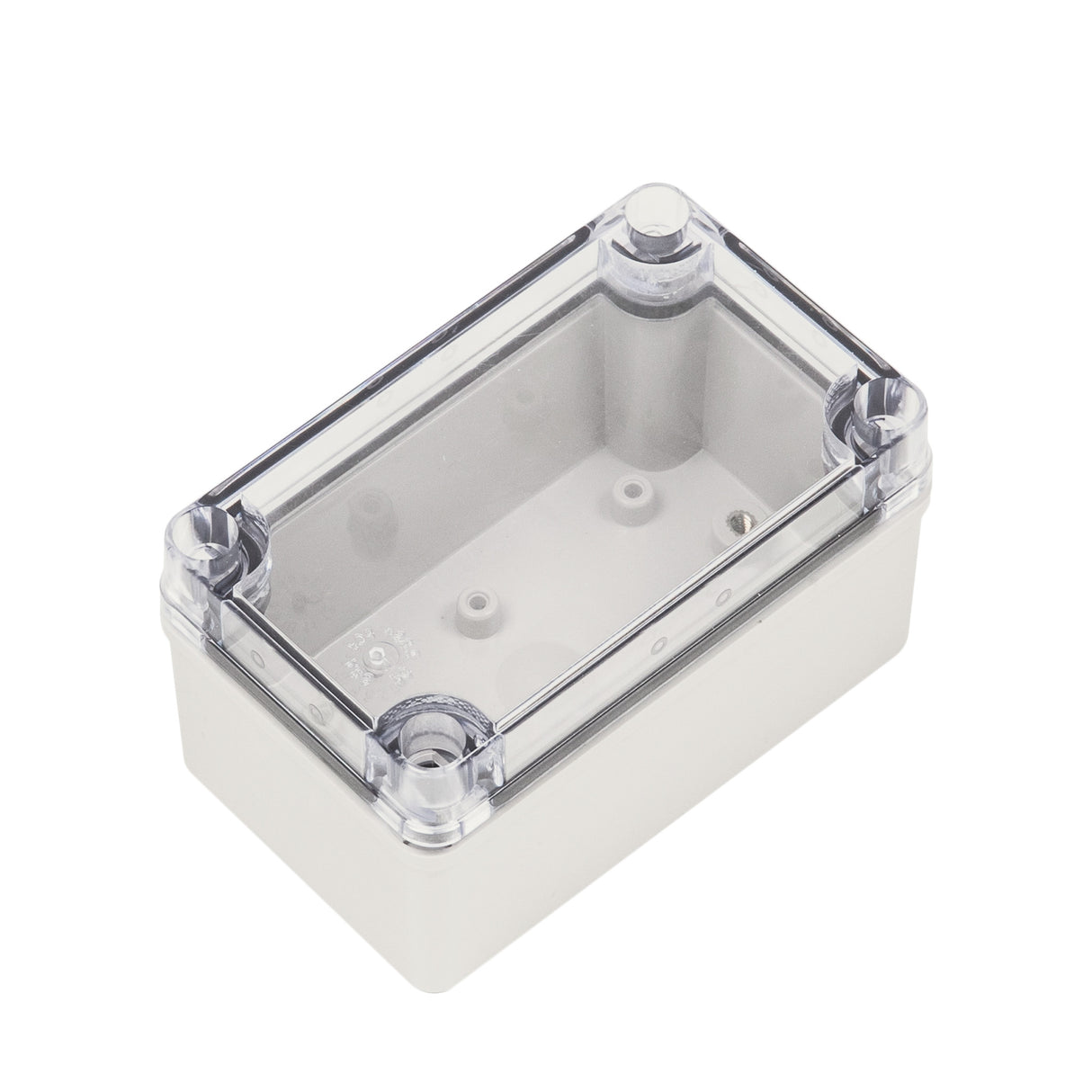 Boxco S-Series 80×130×85mm Plastic Enclosure, IP67, IK08, PC, Transparent Cover, Screw Type - PHOTO 2