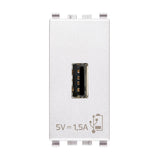 Vimar Eikon USB Supply Unit 5V 1.5A 1M White