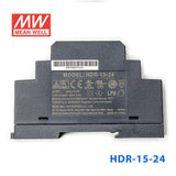 Mean Well HDR-15-24 Ultra Slim Step Shape Power Supply 15W 24V 0.63A - DIN Rail - PHOTO 2