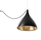 Pablo Pendant Swell XL String Single Medium Black / Brass