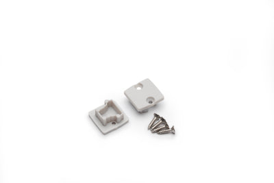 Archilight End Cap for TERRAM Extrusion - Without Wiring Holes - Silver