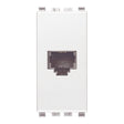 Eikon RJ11 Phone Jack 6/4 White