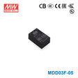 Mean Well MDD03F-05 Medical Grade DC/DC Converter 3W - 9-36V input, 5 and -5V output 600mA