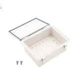 Boxco P-Series 160x210x100mm Plastic Enclosure, IP67, IK08, ABS, Transparent Cover, Molded Hinge and Latch Type - PHOTO 3