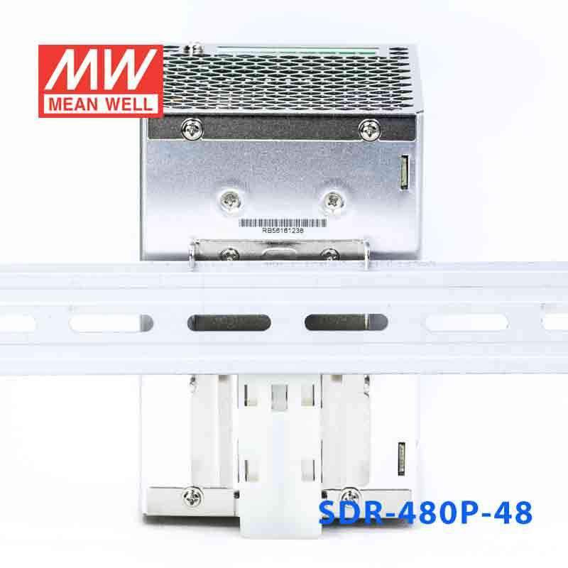 Mean Well SDR-480P-48 Single Output Industrial Power Supply 480W 48V - DIN Rail - PHOTO 4
