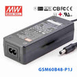 Mean Well GSM60B48-P1J  Power Supply 60W 48V 1.25A
