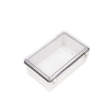 Boxco P-Series 170x270x110mm Plastic Enclosure, IP67, IK08, ABS, Transparent Cover, Molded Hinge and Latch Type - PHOTO 1