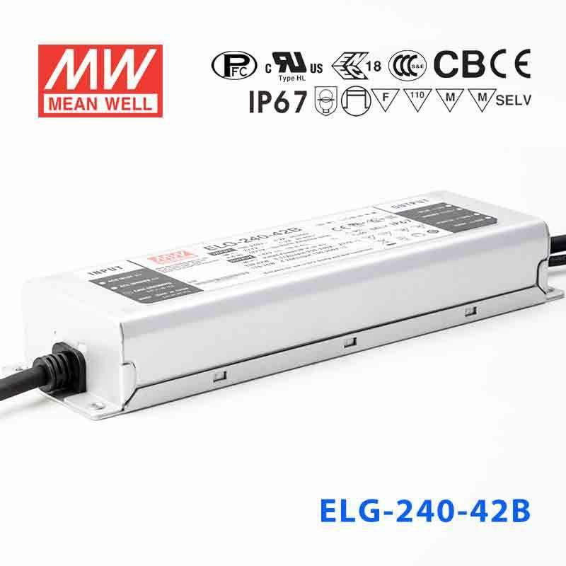 Mean Well ELG-240-42B Power Supply 240W 42V - Dimmable 5.71A
