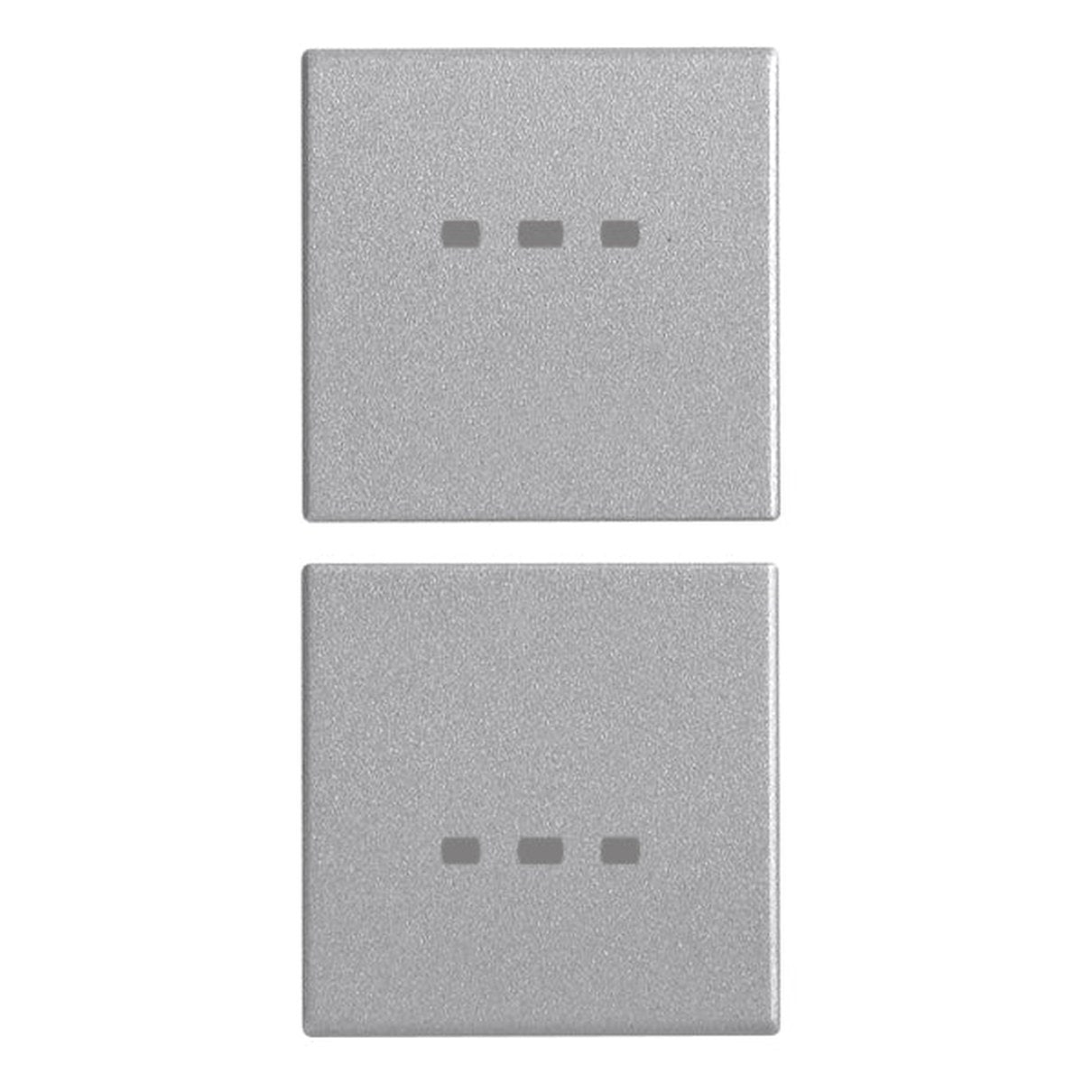 Vimar 2 Half Buttons 1M w/o Symbol Cust. Next