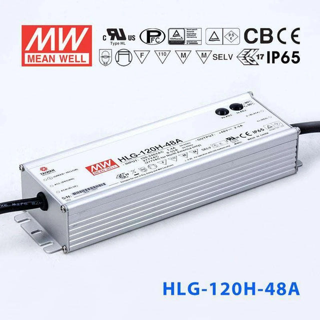 Mean Well HLG-120H-48A Power Supply 120W 48V - Adjustable 2.5A