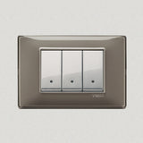 Vimar Plana Plastic 3 Gang Switch - Reflex Ash - 16A - PHOTO 7