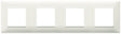 Vimar Plana Plate 8M Technopolymer Ivory