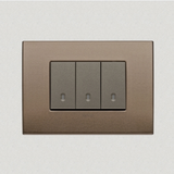 Vimar Arke Metal 3 Gang switch - Dark Bronze - 16A - PHOTO 25