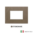 Vimar Eikon Exe Plate 3M Marbl Stone Ware Coffee Brown