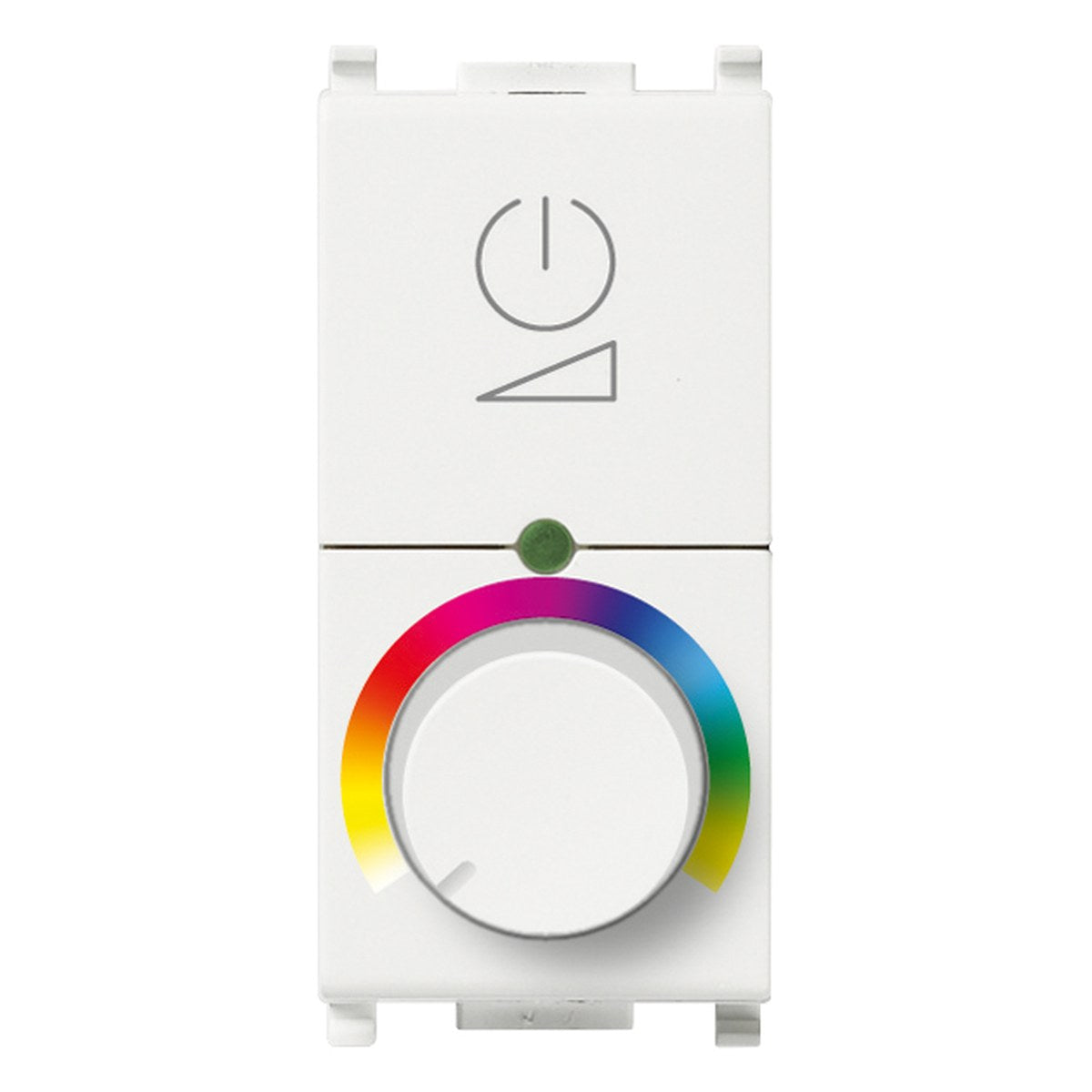 Vimar Plana RGB Rotary Dimmer 230V White