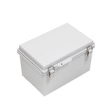 Boxco P-Series 200x300x180mm Plastic Enclosure, IP67, IK08, ABS, Grey Cover, Molded Hinge and Latch Type - PHOTO 1