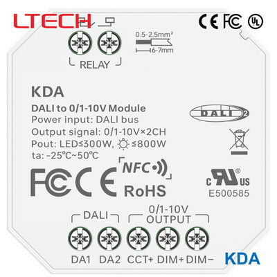 Ltech KDA 800W DALI-2 LED Controller