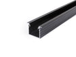 Archilight DECORUS IN LED Extrusion Profile Recessed Profile - 2 Metre - Black