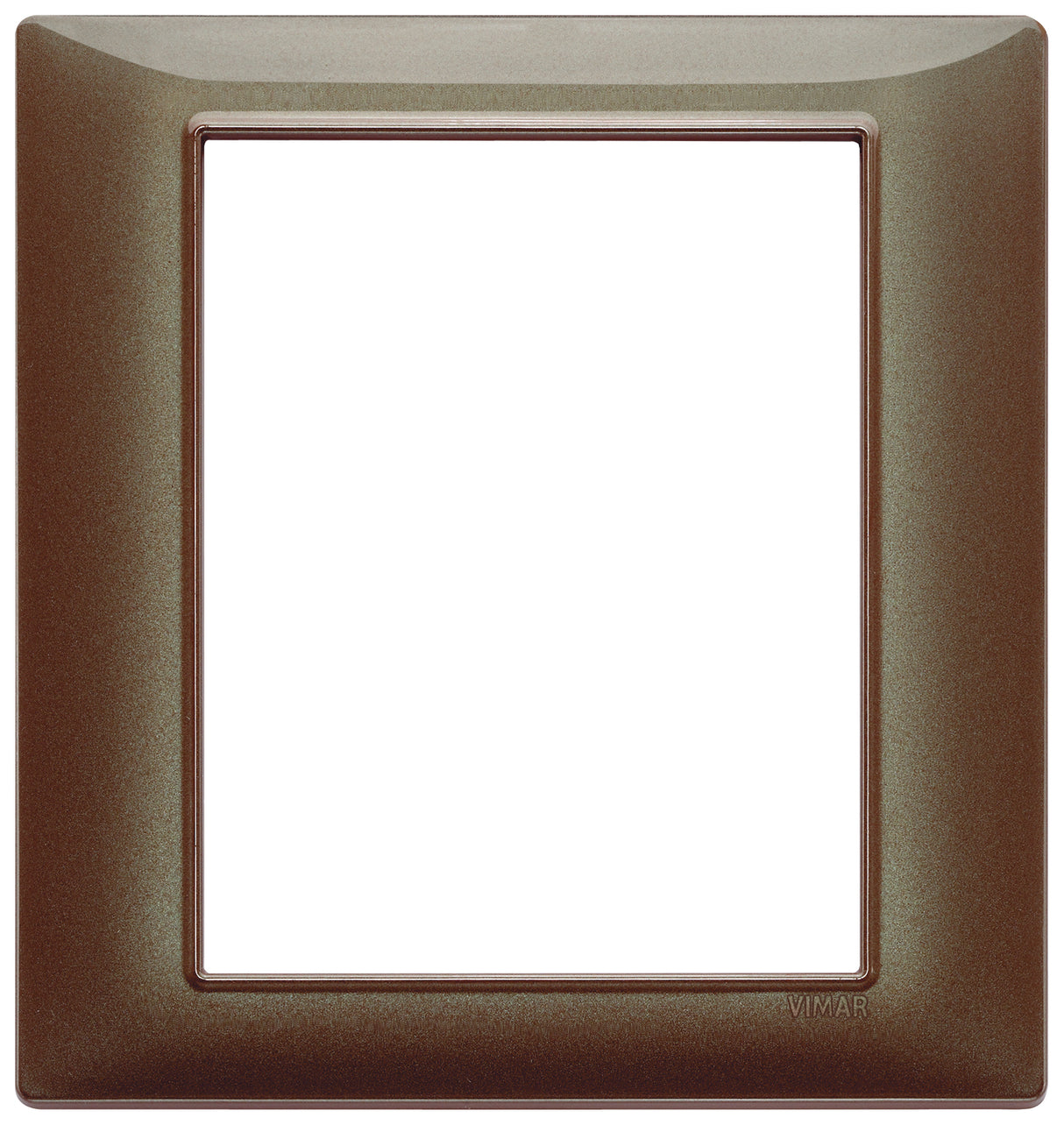 Vimar Plana Plate 8M Technopolymer Iridescent Brown