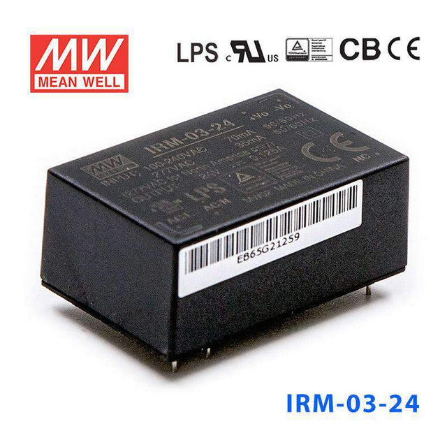 Mean Well IRM-03-24 Switching Power Supply 3W 24V 125mA - Encapsulated