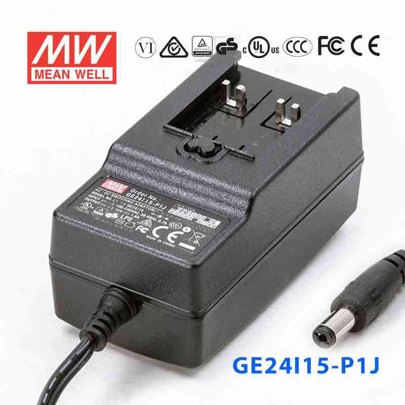 Mean Well GE24I15-P1J Power Supply 24W 15V 1.6A