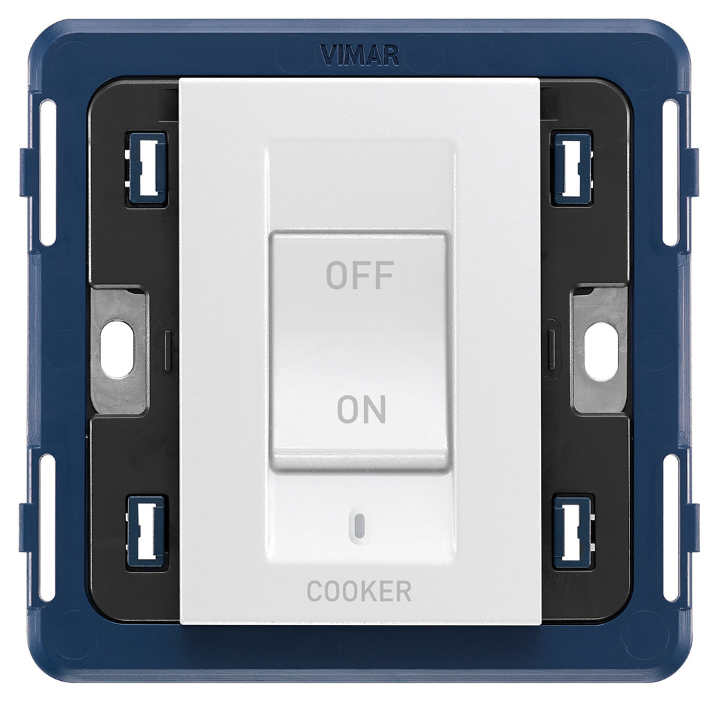 Arke 2P 45A 1-Way Cooker Switch 3M White