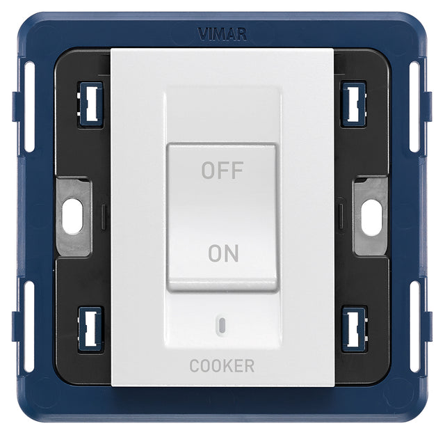 Arke 2P 45A 1-Way Cooker Switch 3M White