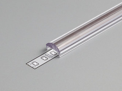 Archilight Vritos LED Extrusion Profile Oval Shape - 2 Metre - Transparent - Lens